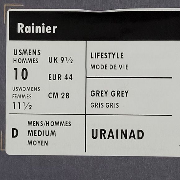 New Balance Rainier Hiking Boots Mens 10 Gray w/Vibram & Codura Womens Sz 11.5 - Picture 12 of 12